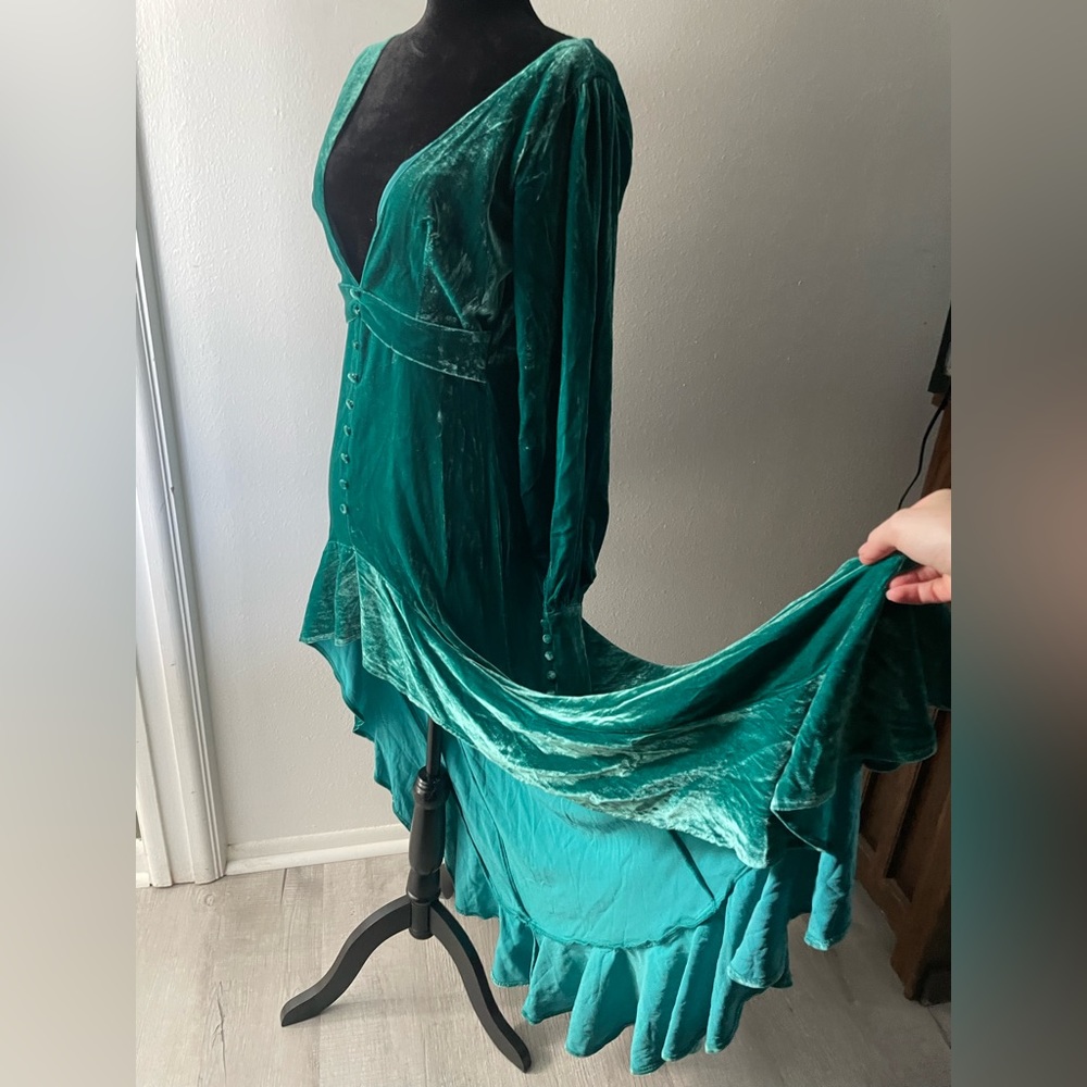 For love and lemons Victorian style velvet dress.